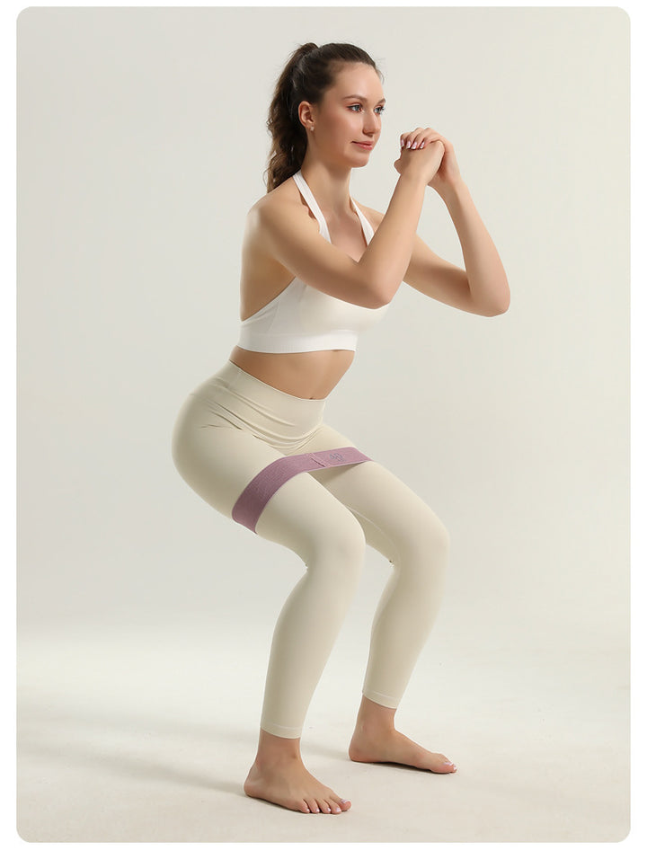 Translation missing: en.Colorful Fabric Resistance Bands for Legs and Glutes - Set of 4 Non-Slip Workout Loops