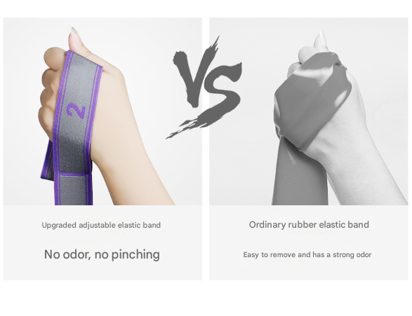Translation missing: en.Pink and Blue 9-Loop Yoga Stretch Strap - Numbered Band for Flexibility and Physical Therapy