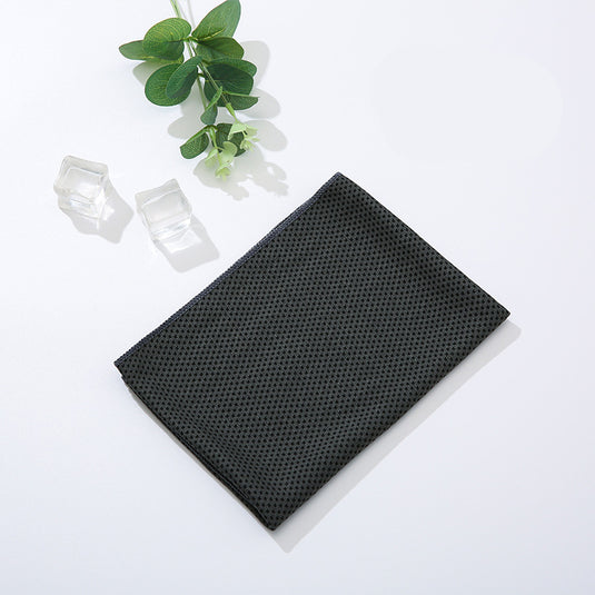 Translation missing: en.Black 5 Pack Instant Cooling Towel Set Soft Breathable Sports Sweat Towel for Gym Yoga Running Hiking and Outdoor Activities 30x80cm