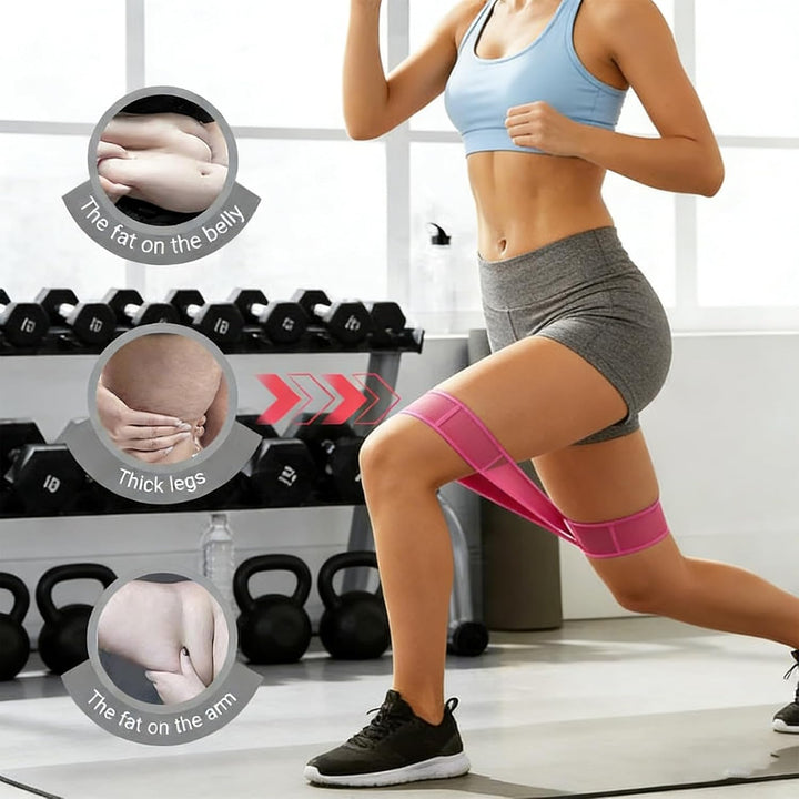 Translation missing: en.2-Pack Blue 12-Loop Numbered Yoga Stretch Strap(4x138CM) - Durable Multi-Segment Resistance Fitness Band for Pilates &amp; Gym