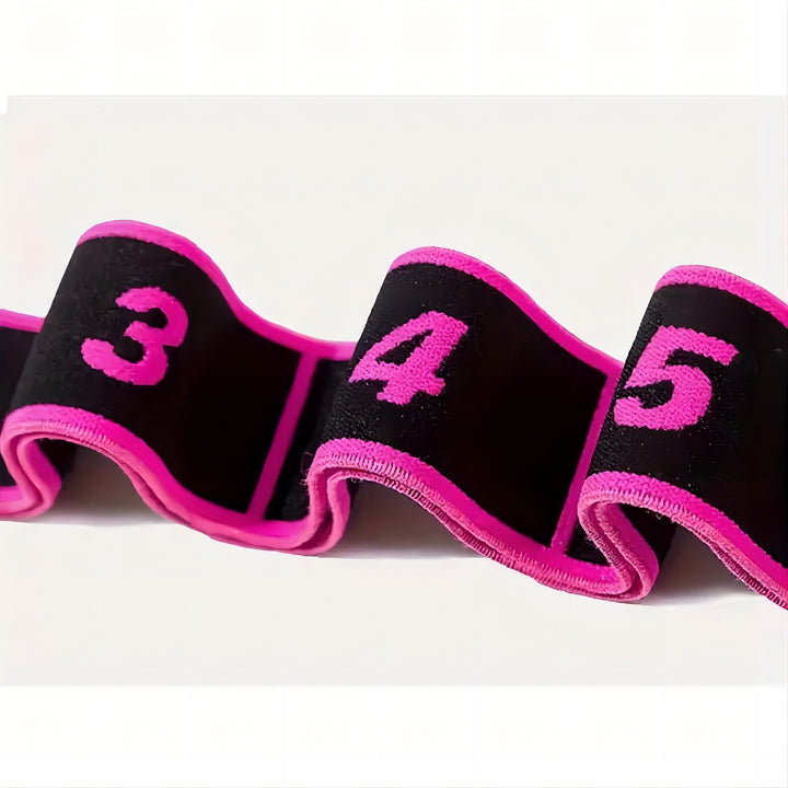 Translation missing: en.Yellow 3 Pack Multi-Loop Yoga Stretching Strap with Numbered Sections 90cm Elastic Resistance Band for Dance Pilates Body Sculpting Australian Fitness Gear