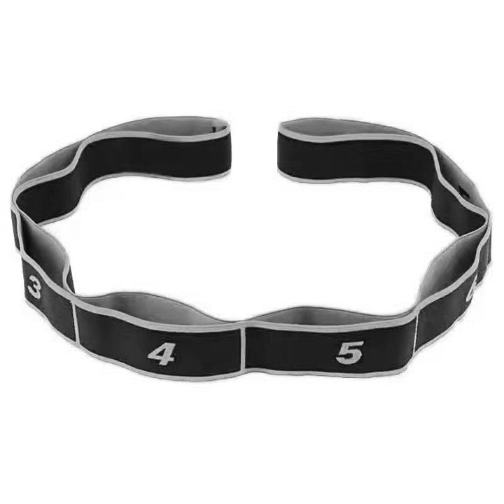 Translation missing: en.Grey 3 Pack Multi-Loop Yoga Stretching Strap with Numbered Sections 90cm Elastic Resistance Band for Dance Pilates Body Sculpting Australian Fitness Gear