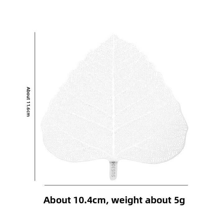 Translation missing: en.5-PCS Silver 304 Stainless Steel Bodhi Leaf Tea Strainer Creative Fine Mesh Tea Filter Infuser for Loose Leaf Tea Australian Home Tea Set Accessory