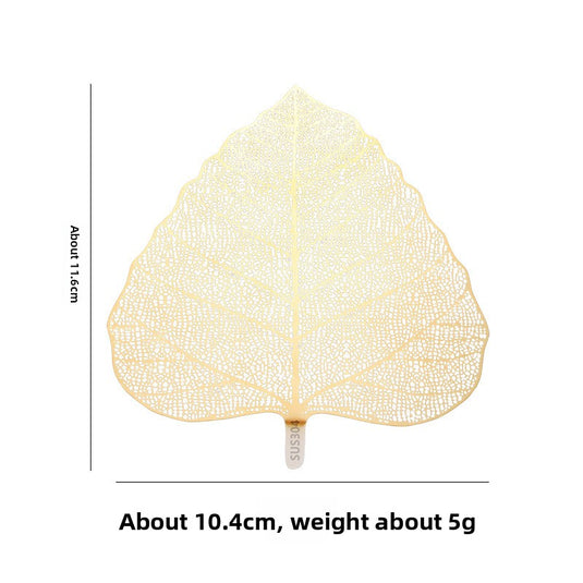 Translation missing: en.5-PCS Golden 304 Stainless Steel Bodhi Leaf Tea Strainer Creative Fine Mesh Tea Filter Infuser for Loose Leaf Tea Australian Home Tea Set Accessory