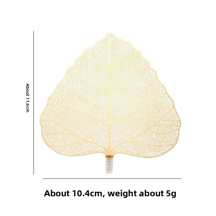 Translation missing: en.5-PCS Golden 304 Stainless Steel Bodhi Leaf Tea Strainer Creative Fine Mesh Tea Filter Infuser for Loose Leaf Tea Australian Home Tea Set Accessory
