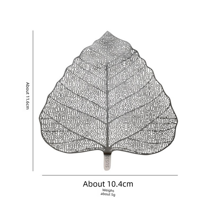 Translation missing: en.5-PCS Black 304 Stainless Steel Bodhi Leaf Tea Strainer Creative Fine Mesh Tea Filter Infuser for Loose Leaf Tea Australian Home Tea Set Accessory