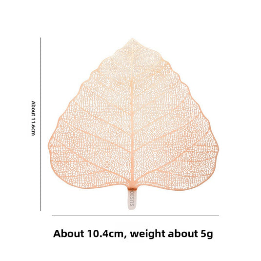 Translation missing: en.5-PCS Rose gold 304 Stainless Steel Bodhi Leaf Tea Strainer Creative Fine Mesh Tea Filter Infuser for Loose Leaf Tea Australian Home Tea Set Accessory