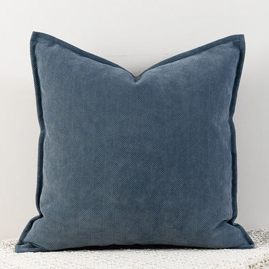Translation missing: en.Classic Blue Nordic Herringbone Chenille Pillowcases 2 Pack 45x45cm for Sofa and Bed Soft Decorative Cushion Covers No Inserts Included Local Standard Fit Home Styling