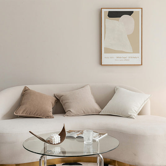 Translation missing: en.Coffee brown Nordic Herringbone Chenille Pillowcases 2 Pack 45x45cm for Sofa and Bed Soft Decorative Cushion Covers No Inserts Included Local Standard Fit Home Styling