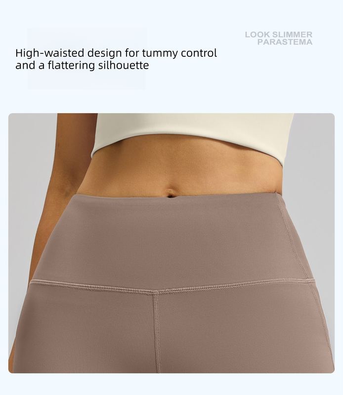Translation missing: en.S Coffee High-Waisted Flared Yoga Pants – Sculpting &amp; Slimming Fitness Leggings