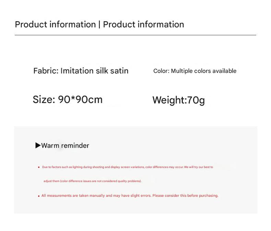 Translation missing: en.Yellow Gift Box Set Elegant 90x90cm Women's Square Scarf - Vintage Floral Print Satin Headscarf - Lightweight Polyester Silk Feel Shawl Wrap for Hair Neck Bag Accessory