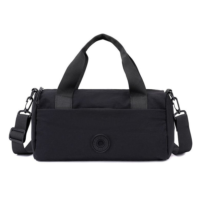 Translation missing: en.Black Lightweight Large Capacity Sports Duffel Bag - Portable Crossbody Travel Gym Handbag for Yoga Outdoor Activities