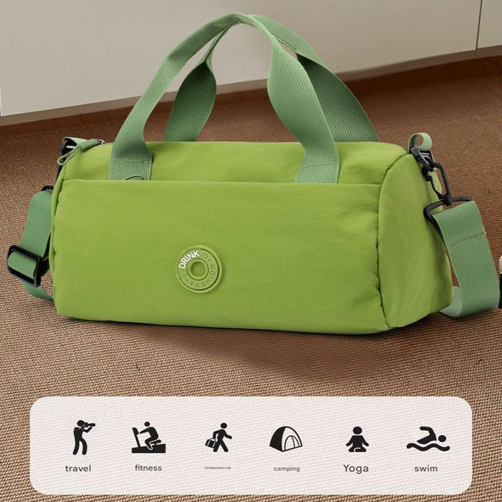 Translation missing: en.Purple Lightweight Large Capacity Sports Duffel Bag - Portable Crossbody Travel Gym Handbag for Yoga Outdoor Activities