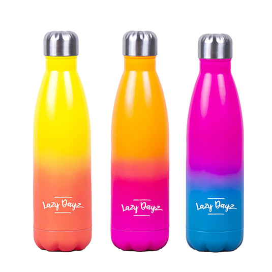 Translation missing: en.Lazy Dayz Daily Drink Bottle 500ml - Orange Pink Ombre