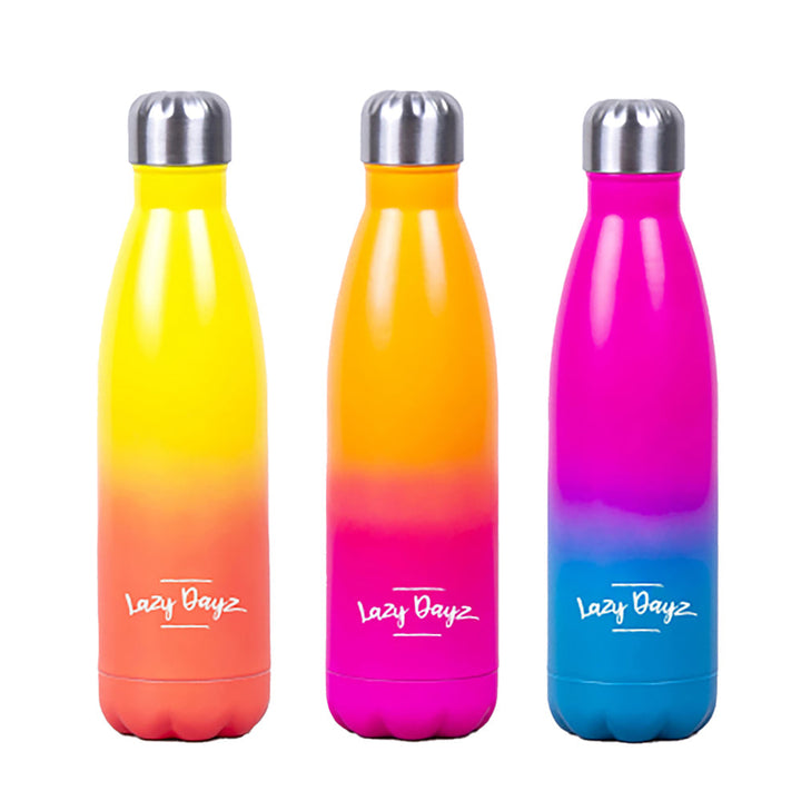 Translation missing: en.Lazy Dayz Daily Drink Bottle 500ml - Orange Pink Ombre