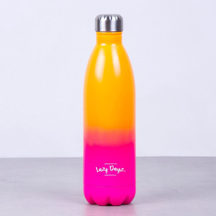 Translation missing: en.Lazy Dayz Jumbo Drink Bottle 1L - Orange Pink Ombre