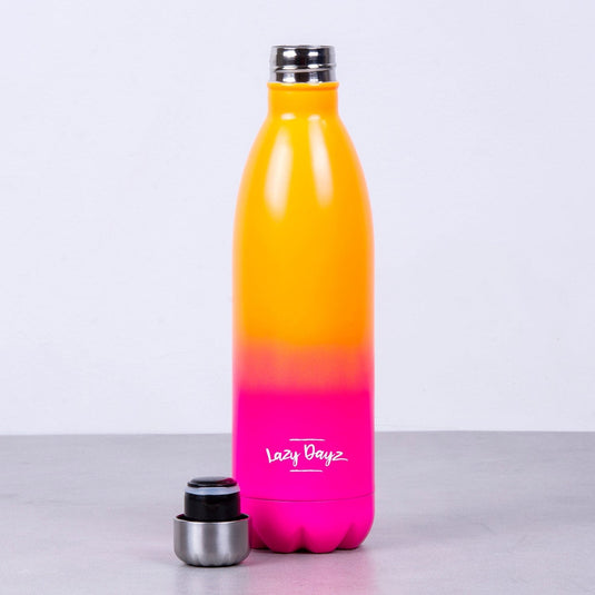 Translation missing: en.Lazy Dayz Jumbo Drink Bottle 1L - Orange Pink Ombre