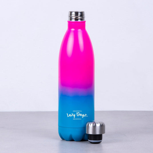 Translation missing: en.Lazy Dayz Jumbo Drink Bottle 1L - Pink Blue Ombre