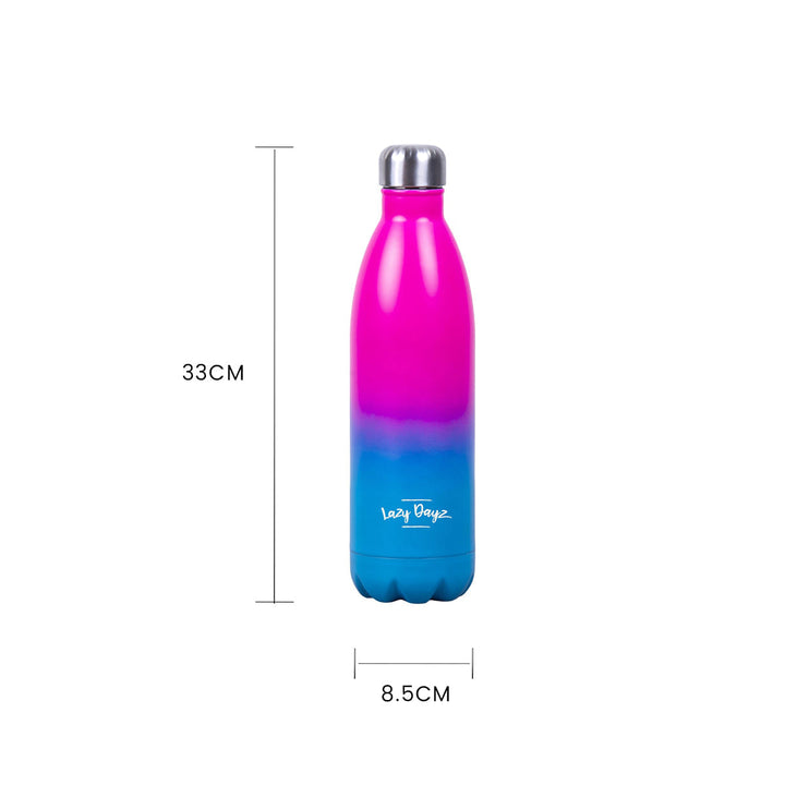 Translation missing: en.Lazy Dayz Jumbo Drink Bottle 1L - Pink Blue Ombre