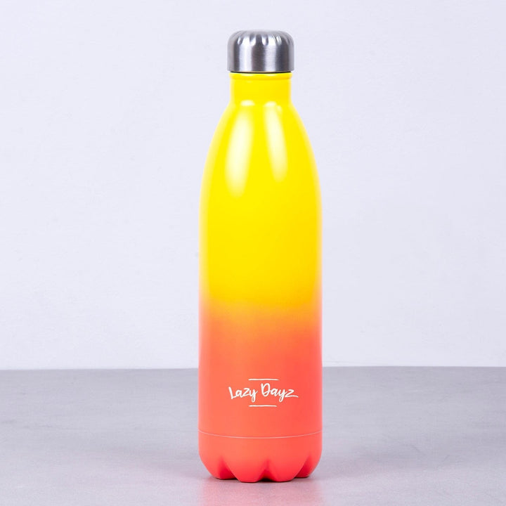 Translation missing: en.Lazy Dayz Jumbo Drink Bottle 1L - Yellow Peach Ombre