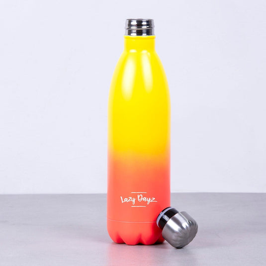 Translation missing: en.Lazy Dayz Jumbo Drink Bottle 1L - Yellow Peach Ombre