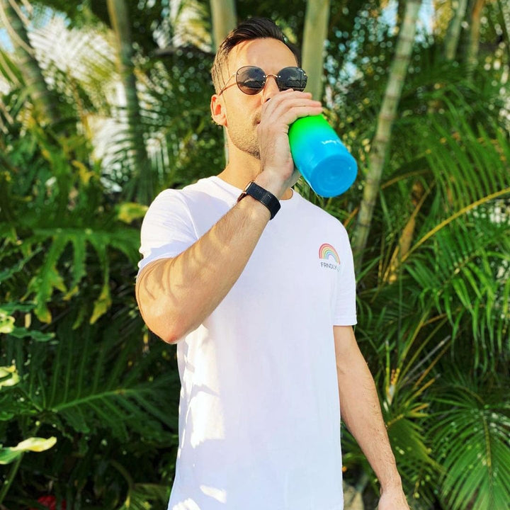Translation missing: en.Lazy Dayz Spartan Drink Bottle 480ml - Pink Blue Ombre