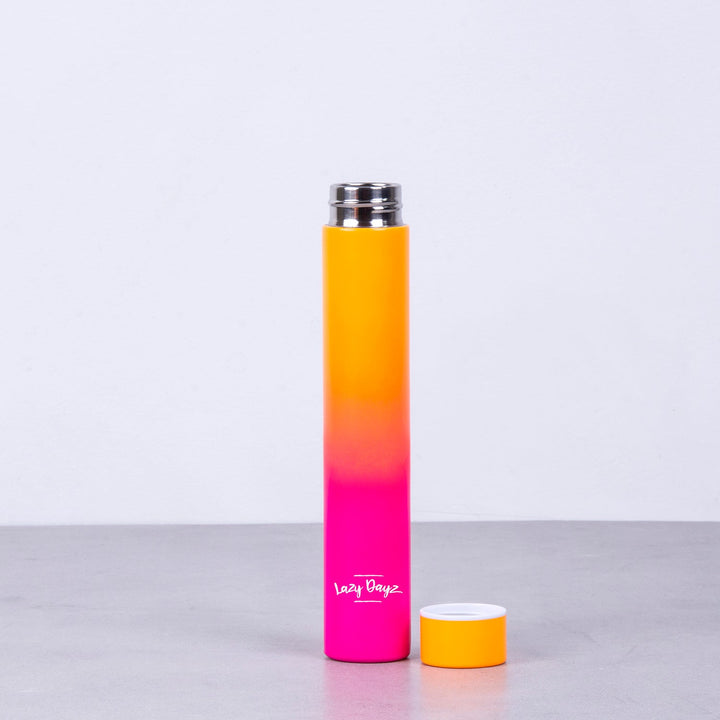 Translation missing: en.Lazy Dayz Slimline Drink Bottle 300ml - Orange Pink Ombre