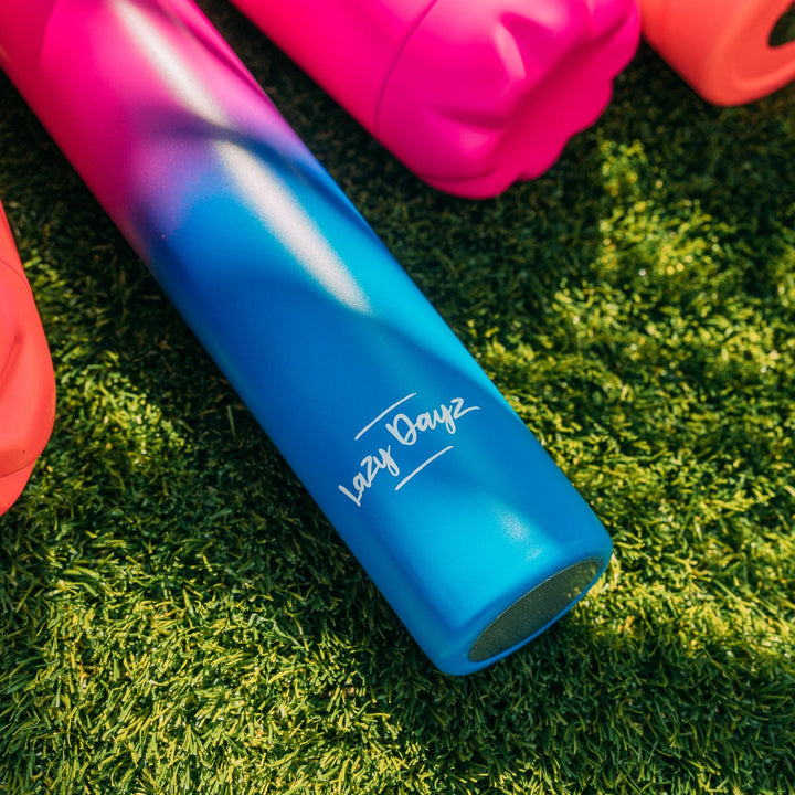 Translation missing: en.Lazy Dayz 300ml Slimline Insulated Drink Bottle - Pink Blue Ombre