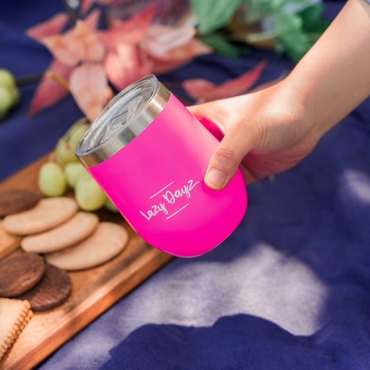 Translation missing: en.Lazy Dayz Stemless Wine Cup 350ml - Pink