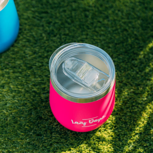 Translation missing: en.Lazy Dayz Stemless Wine Cup 350ml - Pink