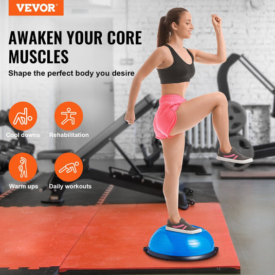 Translation missing: en.VEVOR Half Exercise Ball Trainer, 23 inch, Blue