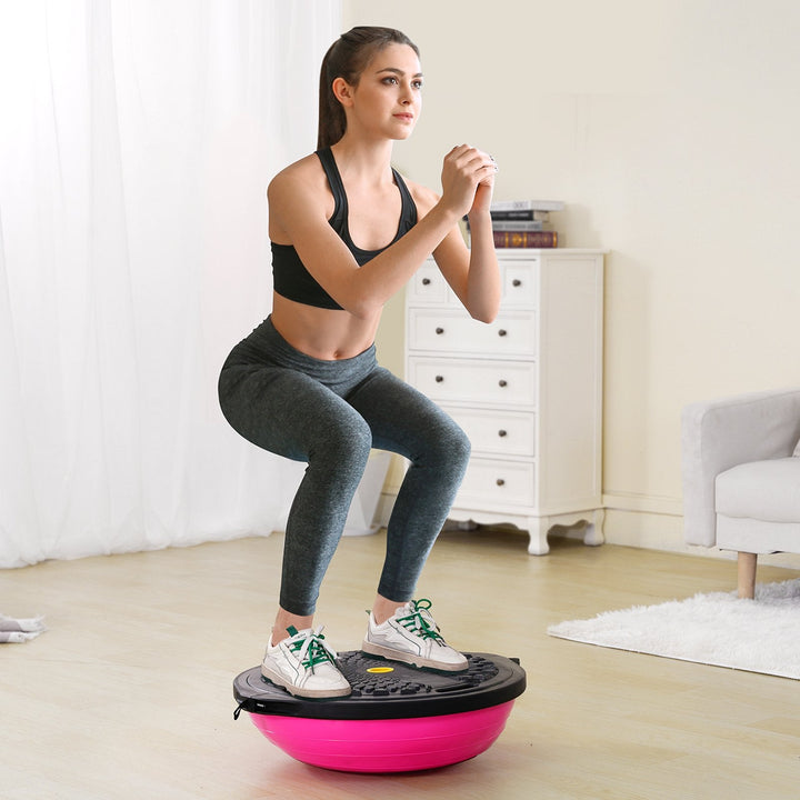 Translation missing: en.VEVOR Half Exercise Ball Trainer, 26 inch, Pink